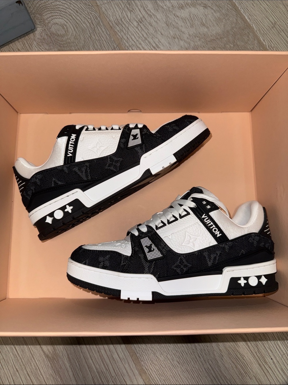 LV trainer sneakers women